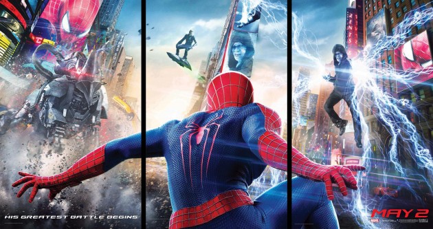 amazing-spider-man-2-banner-poster-hd-electro-green-goblin